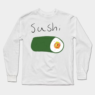 Japanese Sushi roll maki roll tasty Long Sleeve T-Shirt